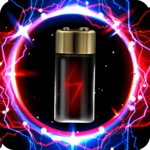 battery charging animation android application logo